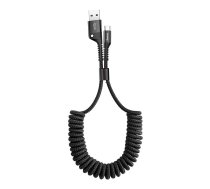 Baseus Spring-loaded USB-C cable 1m 2A (Black) | CATSR-01  | 6953156284739 | CATSR-01