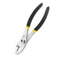 Slip Joint Pliers Deli Tools EDL25508 8'' (black&yellow) (EDL25508) | EDL25508  | 6974173011641 | 029469