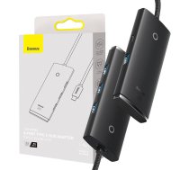 Centrmezgls USB-C 4xUSB 3.0 porti 25 cm, melns | WKQX030301  | 6932172606244 | 033098