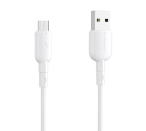 USB to Micro USB cable Vipfan Colorful X11, 3A, 1m (white) (X11MK-white) | X11MK-white  | 6971952432741 | 036785