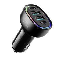 Joyroom JR-CL29 car charger, 2x USB-C PD, 2x USB 70W (black) | JR-CL29  | 6956116701802 | JR-CL29