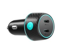 Car charger Joyroom CCN02, 2x USB-C PD 70W (black) | CCN02  | 6956116747169 | 044836