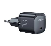Mini charger PD 20W C-L Cable Joyroom JR-TCF02 (black) | JR-TCF02 Black C+L  | 6956116742447 | JR-TCF02 Black C+L