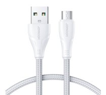 Joyroom USB cable - micro USB 2.4A Surpass Series for fast charging and data transfer 0.25 m white (S-UM018A11) (S-UM018A11W1) | S-UM018A11W1  | 6956116711160 | S-UM018A11W1