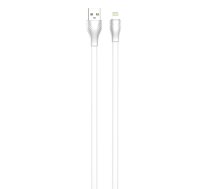 Cable USB to Lightning LDNIO LS553, 2.1A, 2m (white) (LS553 lightning) | LS553 lightning  | 5905316143906 | 043019