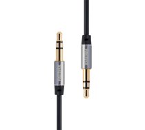 Mini jack 3.5mm AUX cable Remax RL-L200 2m (black) | RL-L200 Black  | 6954851285069 | 047717