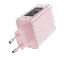 Charger ACEFAST GaN 2x USB-C, USB-A, 65W, PD3.0, QC4.0 | A45 Cherry blossom  | 6974316282082 | 048665