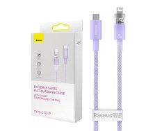 Fast Charging cable Baseus USB-C to Lightning  Explorer Series 1m, 20W (purple) (CATS010205) | CATS010205  | 6932172629045 | CATS010205