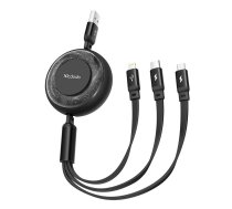 3in1 USB to USB-C | Lightning | Micro USB Cable, Mcdodo CA-3570, 1.2m (Black) (CA-3570) | CA-3570  | 6921002635707 | CA-3570