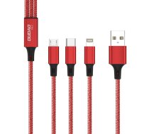 Dudao cable, USB 3in1 cable - USB Type C, micro USB, Lightning 6A - black (TGL2) | TGL2  | 6970379611432 | 047206