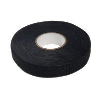FOUR Connect PET Fleece Tape, W:19mm, L:25m/Roll, Black Color, Tearable | 4-FLPET  | 6430042128990