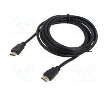 Cable; HDMI 1.4; HDMI plug,both sides; Len: 5m; black; 30AWG | SAVKABELCL-08  | SAVKABELCL-08
