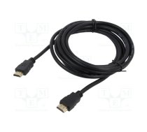 Cable; HDMI 1.4; HDMI plug,both sides; Len: 15m; black; 30AWG | SAVKABELCL-38  | SAVKABELCL-38