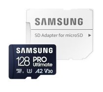 Atmiņas karte Samsung MicroSDXC 128GB PRO Ultimate with Adapter | MB-MY128SA/WW  | 8806094957174