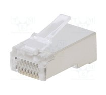 Connector: RJ45; plug; Cat 6; shielded,pass through; 8p8c; male | LOG-MP0077 | MP0077