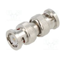 Adapter; BNC male,both sides; Insulation: POM; 50Ω; Mat: brass | 031-218-RFX  | 031-218-RFX
