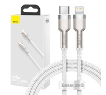 Baseus Cafule Series Metal Data USB Type C - Lightning Cable Power Delivery 20 W 1 m white (CATLJK-A02) | CATLJK-A02  | 6953156202078 | CATLJK-A02