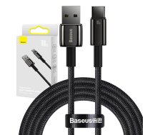 Baseus Tungsten Gold Cable USB to USB-C, 100W, 2m (black) (CAWJ000101) | CAWJ000101  | 6932172618094 | CAWJ000101