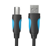 USB 2.0 A male to USB-B male printer cable Vention VAS-A16-B1000 10m Black PVC | VAS-A16-B1000  | 6922794732612 | 056304