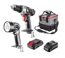 Graphite cordless tool set drill/driver, flashlight, bag, Energy+ 18V battery and charger | 58G016  | 5902062038357 | NAKGRHZES0001
