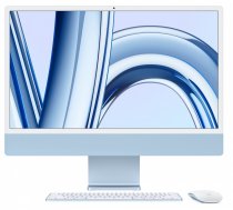 Apple iMac 24” 4.5K Retina, M3 8C CPU, 10C GPU / 8GB / 256GB SSD / Blue / INT | 4-MQRQ3ZE/A  | 194253781356