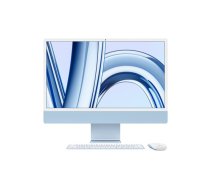 Apple iMac 24” 4.5K Retina, M3 8C CPU, 10C GPU / 8GB / 256GB SSD / Blue / INT | 4-MQRQ3ZE/A  | 194253781356
