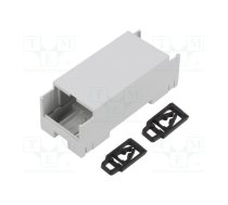 Enclosure: for DIN rail mounting; Y: 90mm; X: 36mm; Z: 33.5mm; ABS | ZD3102J-ABS-V0  | ZD3102J ABS V0