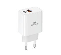 MOBILE CHARGER WALL/WHITE PS4102 W00 RIVACASE | PS4102W00WHITE  | 4260709013244