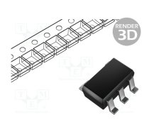 Transistor: N-MOSFET; TrenchFET®; unipolar; 20V; 530mA; Idm: 2A | SI1062X-T1-GE3  | SI1062X-T1-GE3