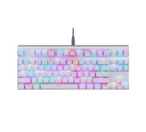 Mehāniskā spēļu tastatūra Motospeed CK101 RGB (balta) | CK101 white red swit  | 6953460597358 | 037927