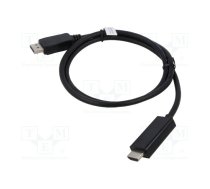 Cable; DisplayPort plug,both sides; DisplayPort 1.2; 2m; black | AK-340303-020-S | AK-340303-020-S