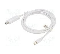 Cable; DisplayPort 1.2,HDMI 2.0; 2m; white | AK-340304-020-W  | AK-340304-020-W