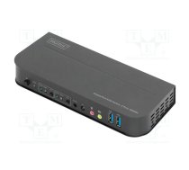 Device: KVM switch; black; Support: 4K,HDCP,UHD 2160p | DS-12850  | DS-12850