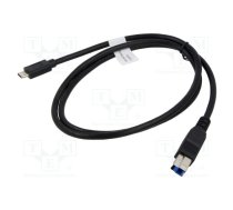 Cable; Power Delivery (PD),USB 3.1; USB B plug,USB C plug; 1m | AK-300149-010-S  | AK-300149-010-S
