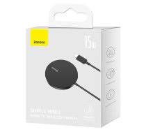 Baseus Simple Mini3 Magnetic Wireless Charger 15W (Black) | CCJJ040001  | 6932172618643 | 039853