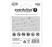 R06/AA akumulatori 1.2V everActive Silver line Ni-MH 2000 mAh iepakojumā 2 gb. | AKAA.2000eASL2  | 5903205771346