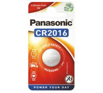 Panasonic CR2016-1BB Blistera iepakojumā 1gb. | BLPANCR161B  | 5019068085114 | CR-2016EL/1B