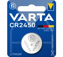 Lithium Button Cell Battery CR2450 3V 1-Blister | VARTA-CR2450  | 4008496270972 | VARTA-CR2450