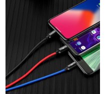 Kabelis ar spraudni USB A - USB C / micro USB / IP Lightning savienotājkabelis 1,2 m ierīces uzlādei (nav piemērots datu pārraidei), BASEUS | CAMLT-BSY01 | 6953156273948
