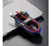 Baseus Fast USB Cable 4in1 2xUSB-C | Lightning | Micro 3,5A 1,2m - Black | CA1T4-B01  | 6953156278493 | CA1T4-B01