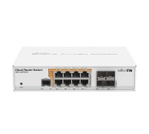 MikroTik Cloud Router Switch CRS112-8P-4S-IN SFP ports quantity 4, Desktop, Dual Power Suply: 28V 3.4V included. (Optional additional power adapter 48-57V if POE+ is required) W, Web managed, 8 | CRS112-8P-4S-IN  | 2000000968285 | WLONONWCR4313