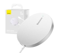 Baseus Simple Mini3 Magnetic Wireless Charger 15W (Silver) | CCJJ040012  | 6932172618650 | 039854