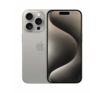 Apple | iPhone 15 Pro | Natural Titanium | 6.1 " | Super Retina XDR display with ProMotion | Apple | A17 Pro | Internal RAM 8 GB | 256 GB | Dual SIM | Nano-SIM and eSIM | 3G | 4G | 5G | Main camera 48+12+12 MP | Secondary camera 12 MP | iOS | 17 | MTV53PX