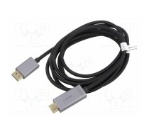 Cable; DisplayPort plug,HDMI plug; DisplayPort 1.2,HDMI 2.0 | DB-340202-030-S | DB-340202-030-S