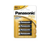 Panasonic LR06-4BB Alkaline Power AA (LR06) BLISTERA IEPAKOJUMĀ 4GB. | ALPA0614B  | 5410853039273 | LR6APB/4BP