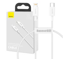 Baseus Superior CATLYS-02 USB-C -> Lightning datu un uzlādes vads 20W | PD | 0.25 cm balts | CATLYS-02  | 6953156205291 | CATLYS-02