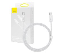 Cable USB-C to USB-C Baseus, 100W, 1m (white) | CALD000202  | 693217260198