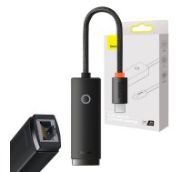 Baseus Lite Series USB-C to RJ45 network adapter (black) (WKQX000301) | WKQX000301  | 6932172606114 | WKQX000301