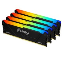 DDR4 Fury Beast RGB memory 64GB(4*16GB)/3600 CL18 | SAKIN4G6436BR41  | 740617337402 | KF436C18BB2AK4/64