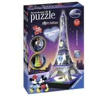3D Puzzle Buildings at Night Eiffel Tower Disney | WZRVPD0UE012520  | 4005556125203 | 12520